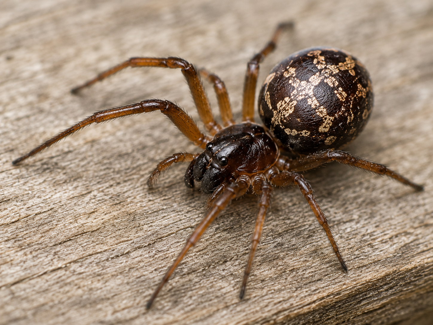 False widow spiders in the North of England.